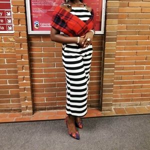 ASOS Striped Wedding Guest Jumpsuit